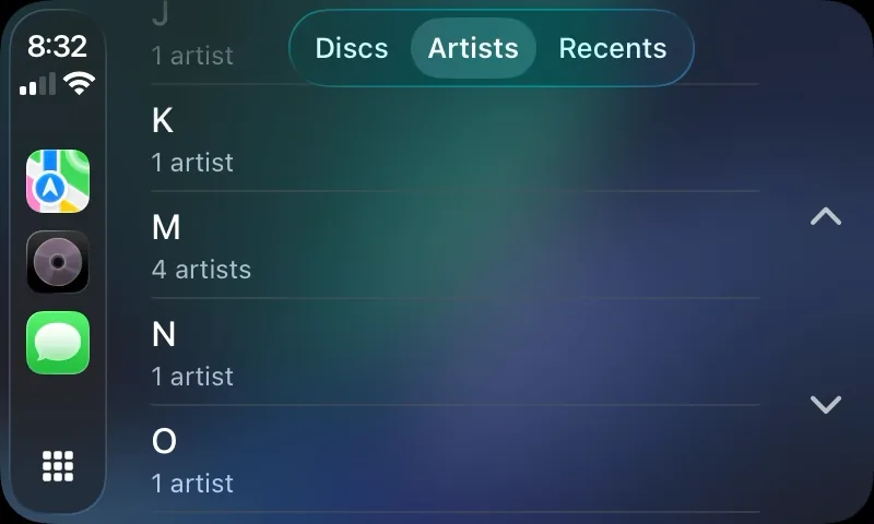 CD Changer CarPlay screenshot 2