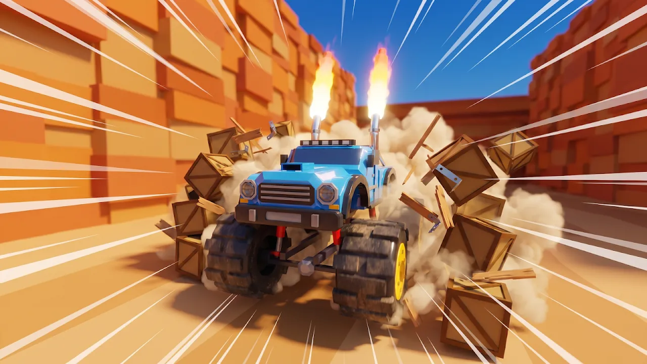 Crash Canyon gameplay art