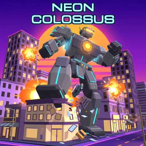 Neon Colossus: Mech City Smash app icon