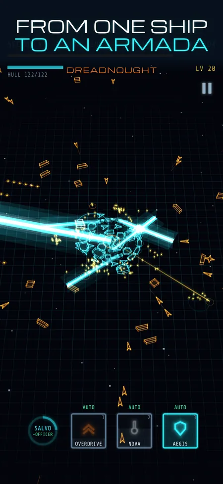 Screenshot for Neon Fleet: Space Survivors