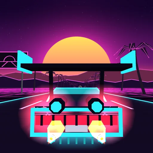 Neon Mayhem: Car Mod Racer logo
