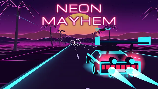Neon Mayhem gameplay art