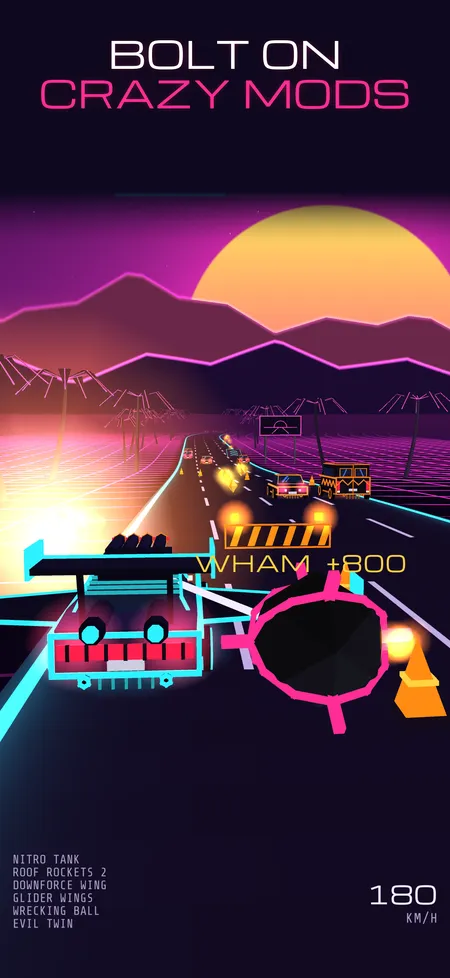 Screenshot for Neon Mayhem: Car Mod Racer