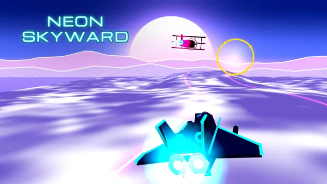 Neon Skyward gameplay art