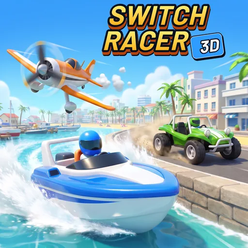 Switch Racer 3D: Car, Boat & Plane Race app icon